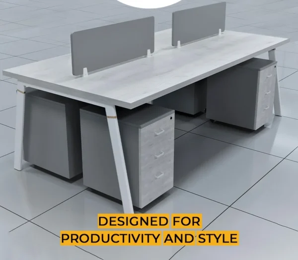 Kube Series 4 Persons Workstations