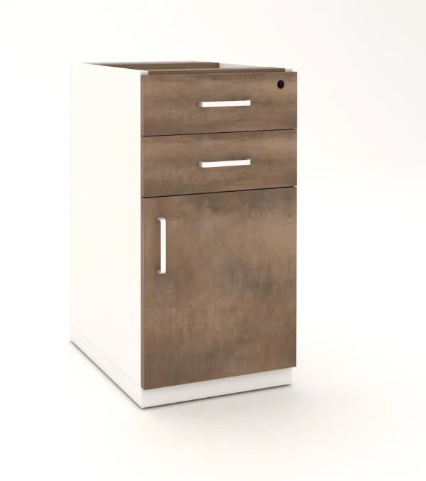 Ezy Series 2-Drawers-1-door Mobile unit