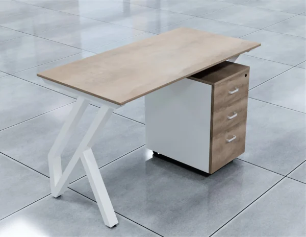 Ezy Series Single Person Workstation with mobile unit